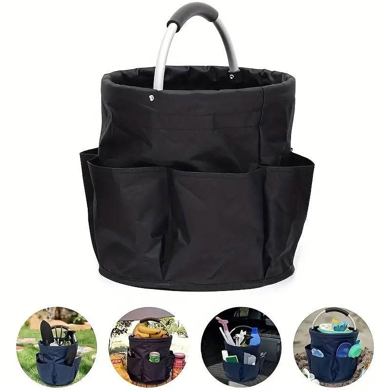 Portable Handheld Collapsible Tool Organizer Storage Box for Home Workshop Tools - Blue