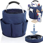 Portable Handheld Collapsible Tool Organizer Storage Box for Home Workshop Tools - Blue