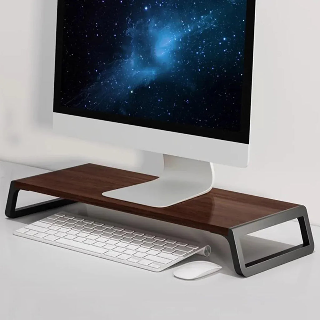 Desktop Monitor Elevated Stand Computer Riser Sturdy For Home Office Desk