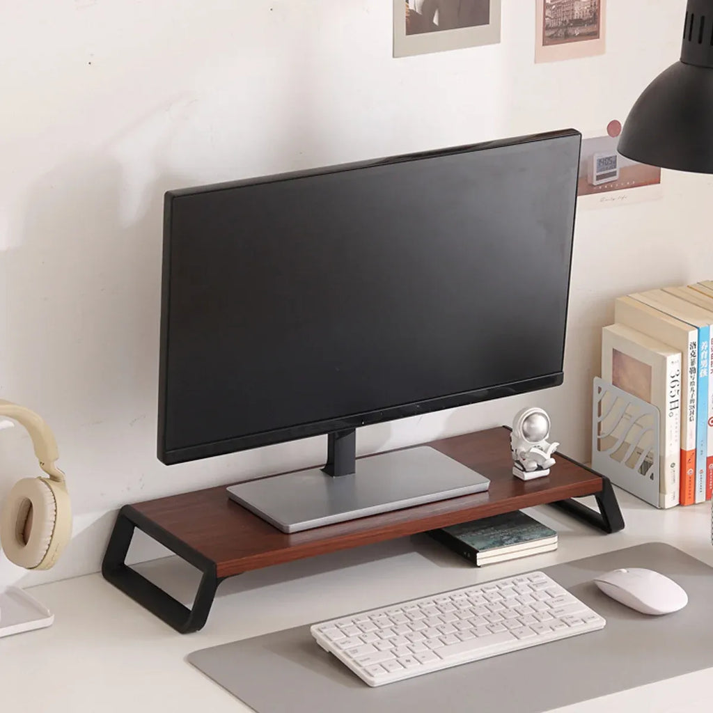 Desktop Monitor Elevated Stand Computer Riser Sturdy For Home Office Desk