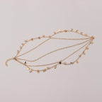 Bohemia Boho Gypsy Wafer Tassel Head Chain Headpiece Beauty Party Jewellery