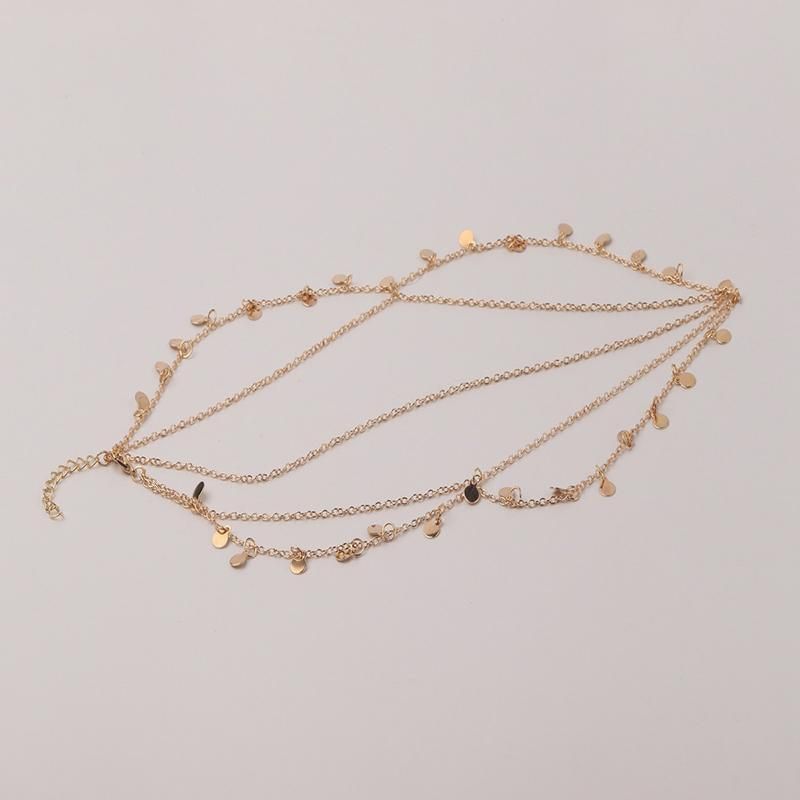 Bohemia Boho Gypsy Wafer Tassel Head Chain Headpiece Beauty Party Jewellery