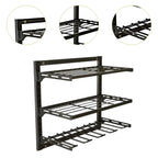 Wall Mounted Electric Drill Tool Rack Garage Screwdriver Storage Organizer