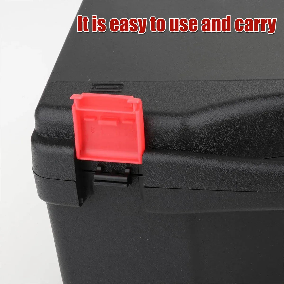 Multi-Functional Plastic Tool Box Portable Large Capacity Tool Storage Box
