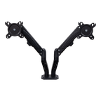 Dual Screen Gas-strut Monitor Stand Mount Desktop Bracket for LED/LC