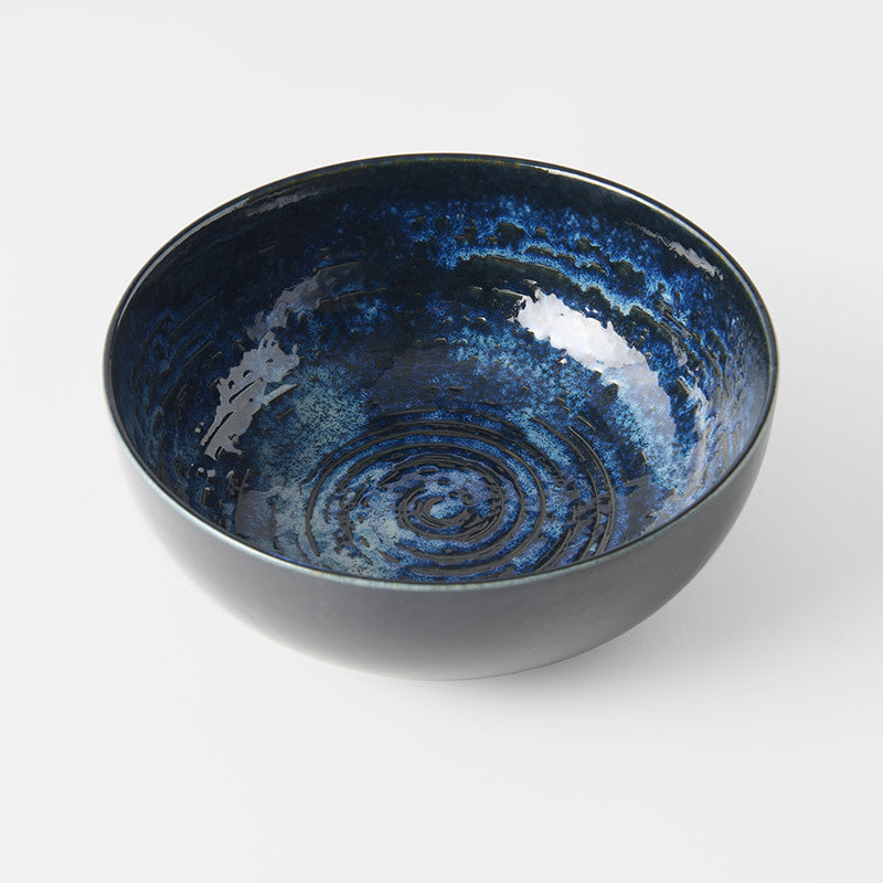 Serving Bowl 24cm Copper Swirl Glaze Main image
