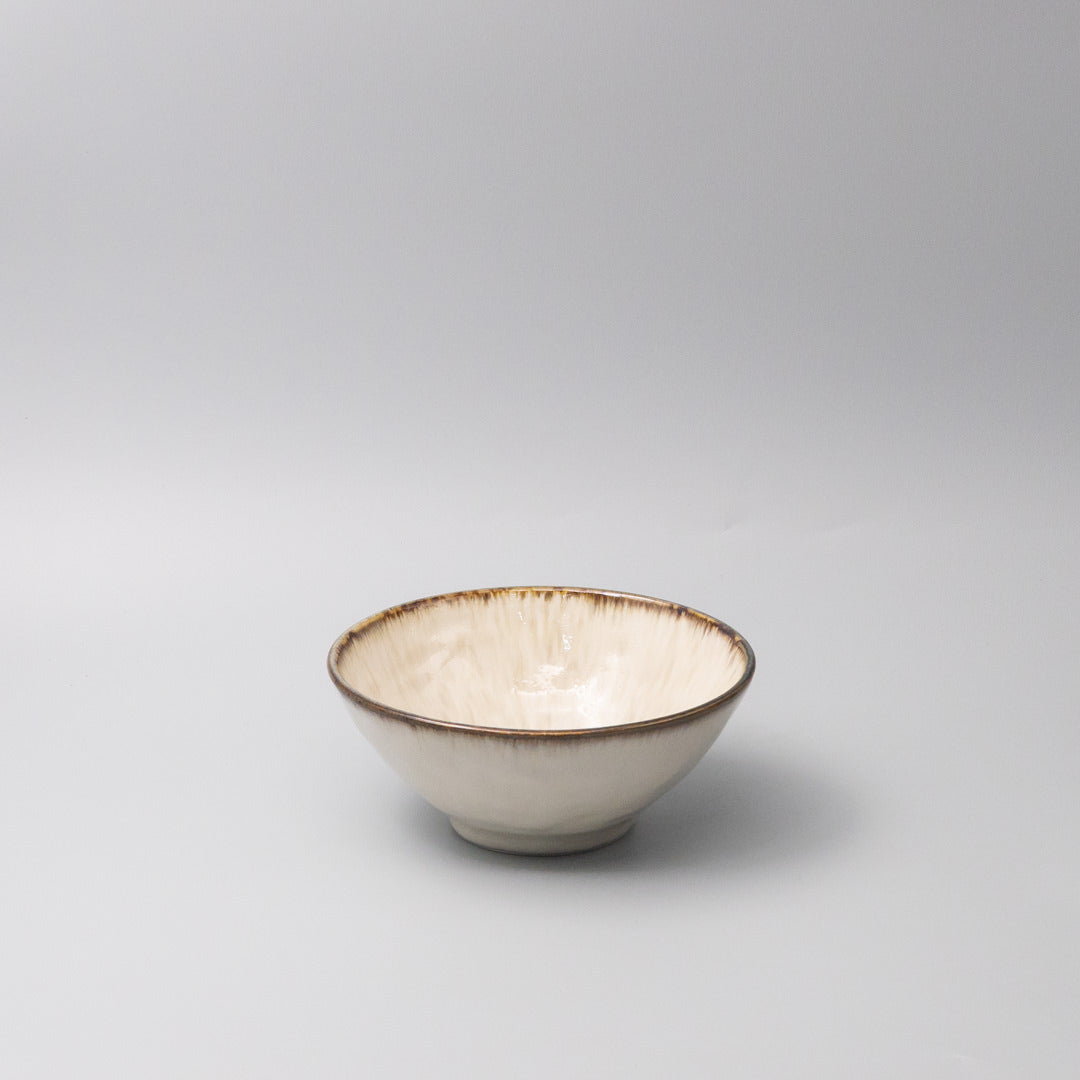 Udon Bowl 19cm Ivory Pearl Glaze Main image