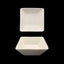 White Bone China Square Soup Bowls - 14x5cm (24-piece set)