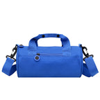 Waterproof Oxford Cylindrical Travel Bag - Large Capacity Handbag with Shoulder Strap(Blue)