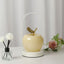 Yellow Decorative Apple Table Lamp - USB-C,  3 Light Modes, Metal Handle