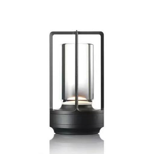 Cross-Shaped LED Table Lamp - Black Touch Button with USB Charging Main image