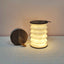 Foldable Telescopic Lantern Lamp - 3 Light Modes, USB Rechargeable, Wood/Paper Finish(white)