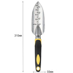 3-Piece Green Gardening Tool Set - Heavy Duty Aluminum Alloy with Bonus Claw Gardening Gloves - Rust Resistant Hand Trowel, Cultivator and Transplanter for Planting, Digging and Weeding