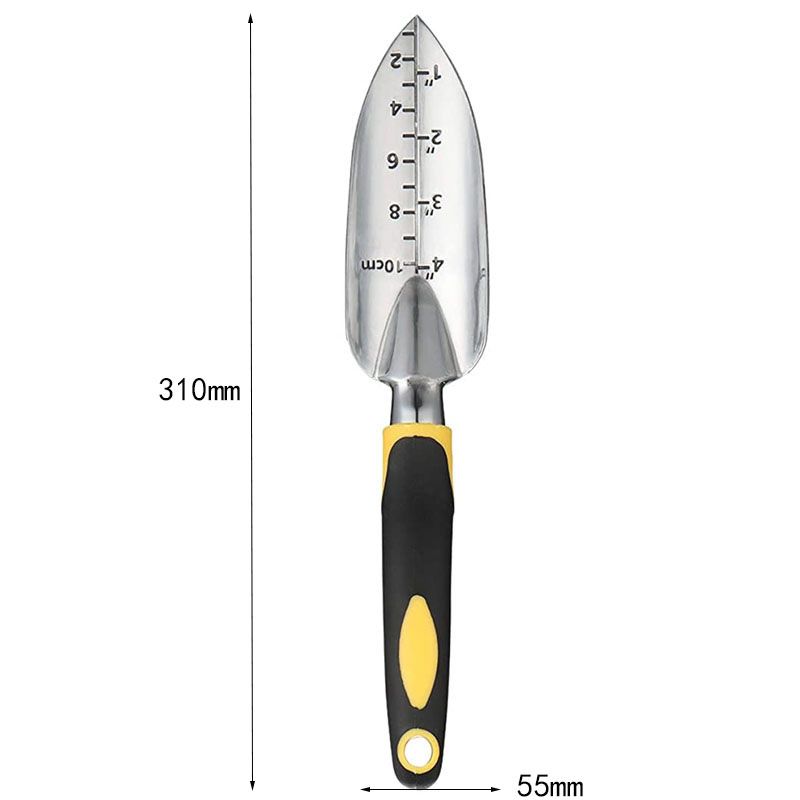 3-Piece Green Gardening Tool Set - Heavy Duty Aluminum Alloy with Bonus Claw Gardening Gloves - Rust Resistant Hand Trowel, Cultivator and Transplanter for Planting, Digging and Weeding