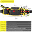 Yellow Professional Oxford Cloth Tool Waist Bag –Tool Belt, Multifunctional Work Belt, Men's Robust, Adjustable Tool Belt - Heavy-Duty 600D Waterproof for Electricians, Mechanics & Construction Workers