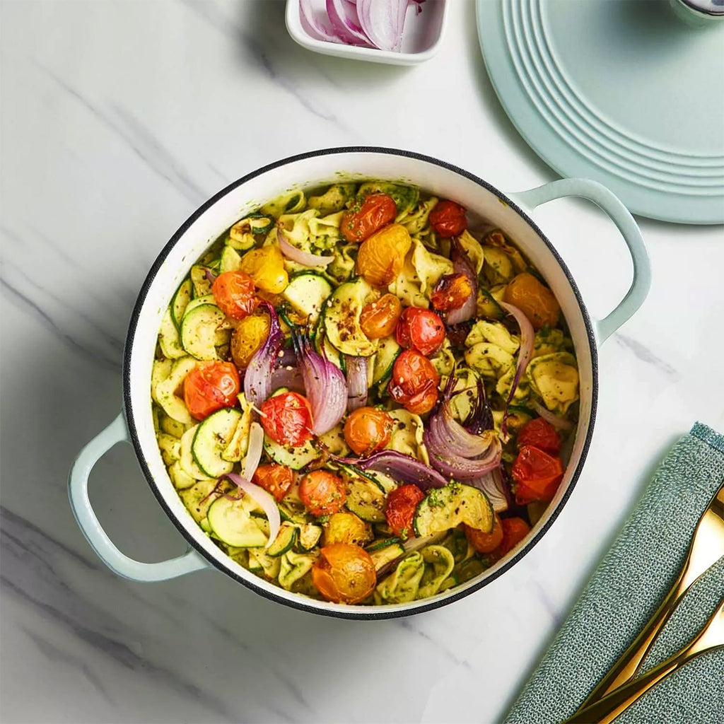 BUYDEEM Enameled Cast-Iron Dutch Oven