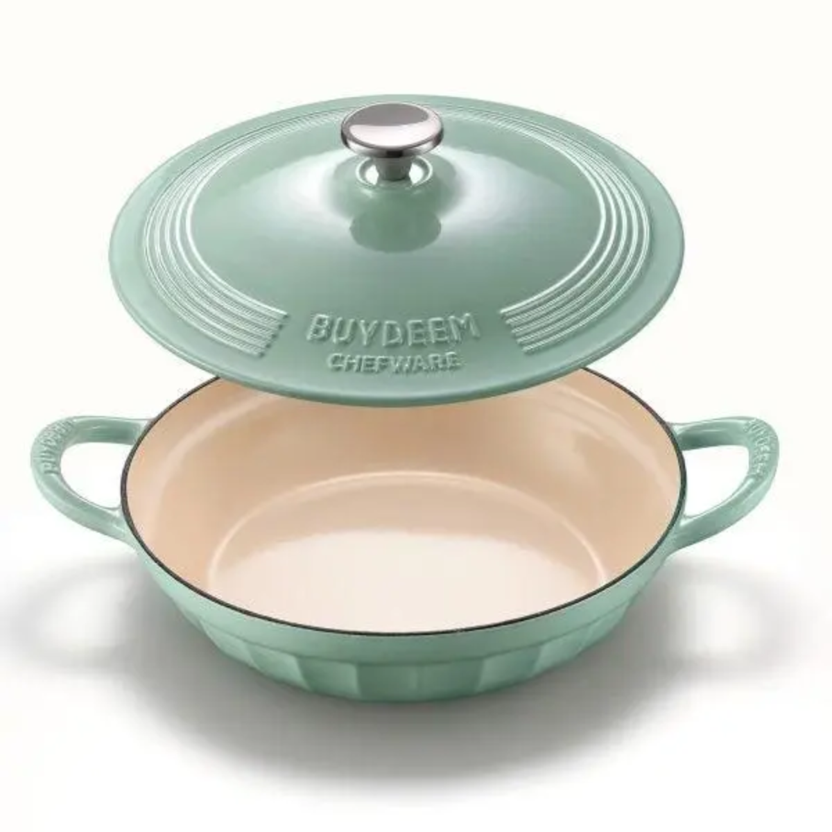 Large Enameled Cast Iron Dutch Oven Secondary image