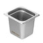 6 Pack Hotel Pans, 1/6 Size Anti-Jam Steam Pan, 0.8mm Thick Stainless Steel Restaurant Steam Table Pan, 6-Inch Deep Commercial Table Pan, Catering Storage Food Pan, for Industrial & Scientific