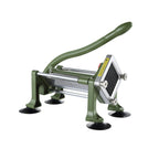 French Fry Cutter, Potato Slicer with 1/2" 3/8" 1/4" Stainless Steel Blades, Manual Potato Cutter Chopper with Suction Cups, Great for Potato, French Fries, Cucumber, Vegetables, Carrot