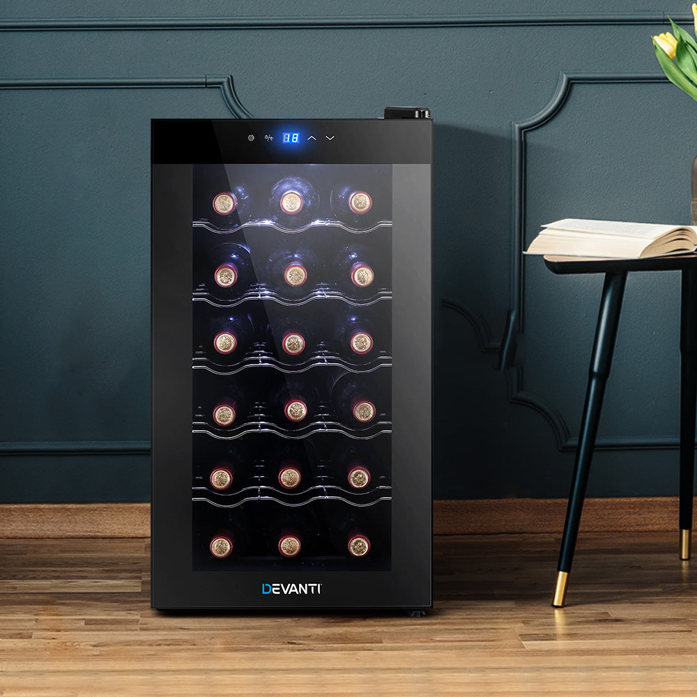 Devanti Wine Fridge Cooler 18 Bottles Hauptbild