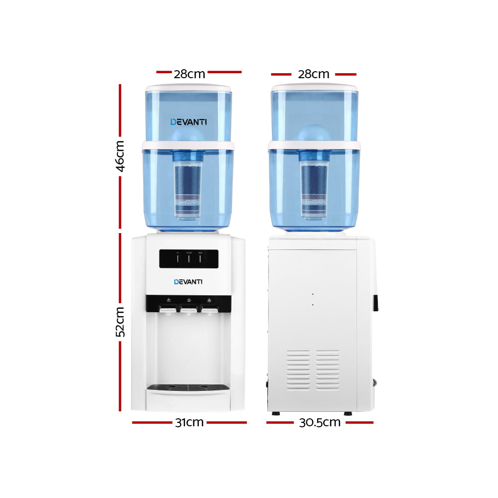 Devanti Water Cooler Dispenser Bench Top 22L Secondary image