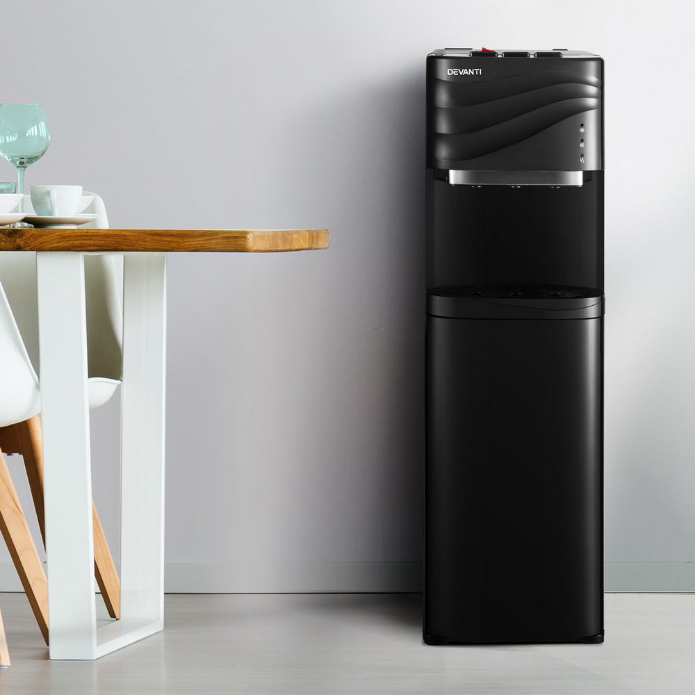 Devanti Water Cooler Dispenser Bottom Load Black Main image