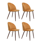 Levede 4x Dining Chairs Seat French Mustard-2006732721786851328