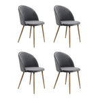 Levede 4x Dining Chairs Seat French Grey-2006732720729886720
