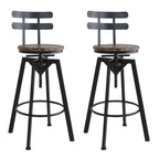 Levede 2x Bar Stool Industrial Adjustable-2006732717995200512