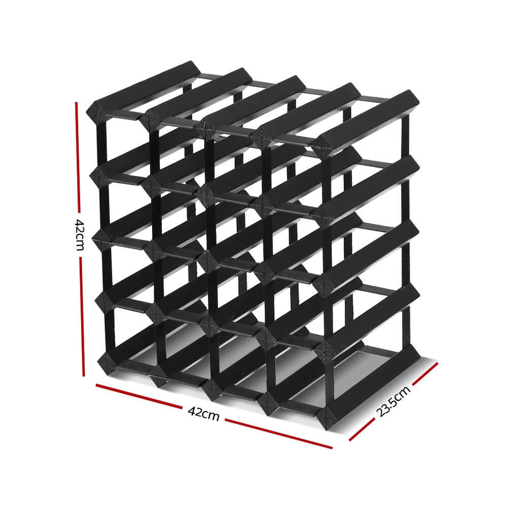 20-bottle Wine Rack - Black Secondary image
