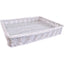 Tray Wicker White Saint Tropez | 40 x 30 x 6 cm