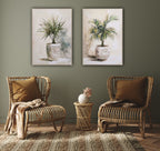Framed Canvas Potted 1