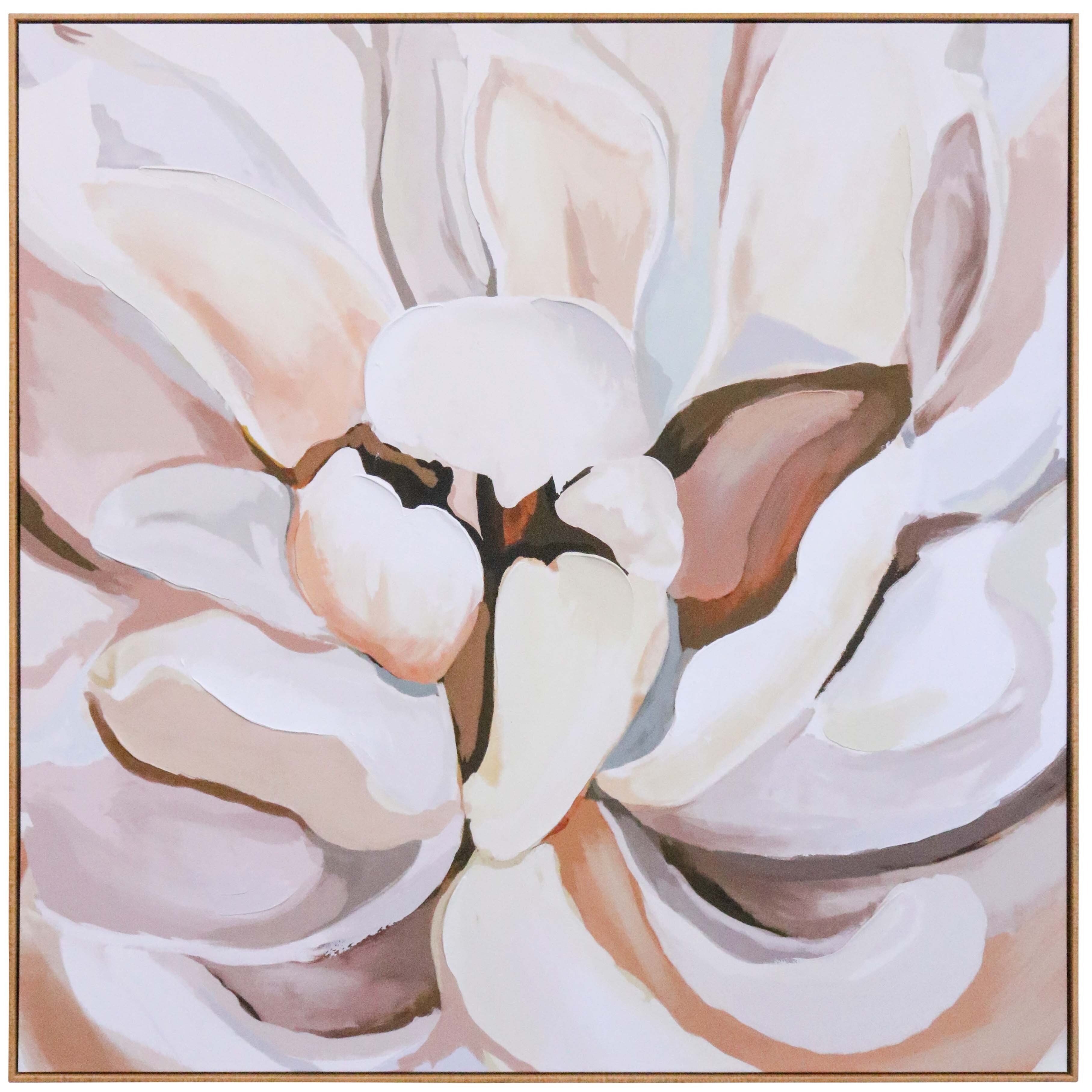 Framed Canvas Modern Flower Main image