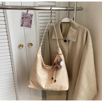 Large Capacity Womens Shoulder Bag - Khaki - Bags Backpacks & Luggage