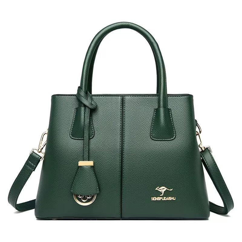 Large-Capacity Womens Shoulder Handbag - Green - Bags Backpacks & Luggage
