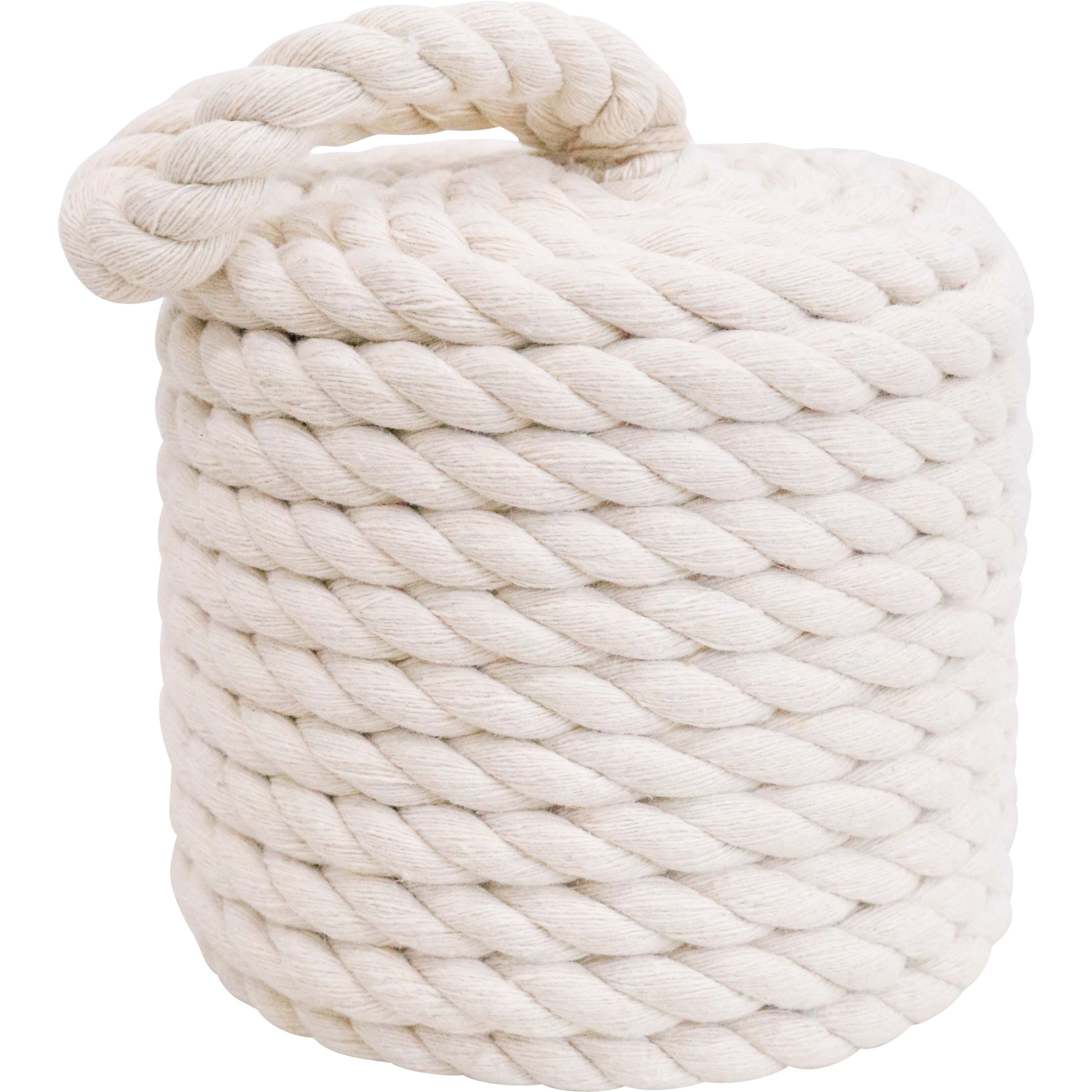 Doorstop Rope Cyl White | 12 x 12 x 12 cm Hauptbild
