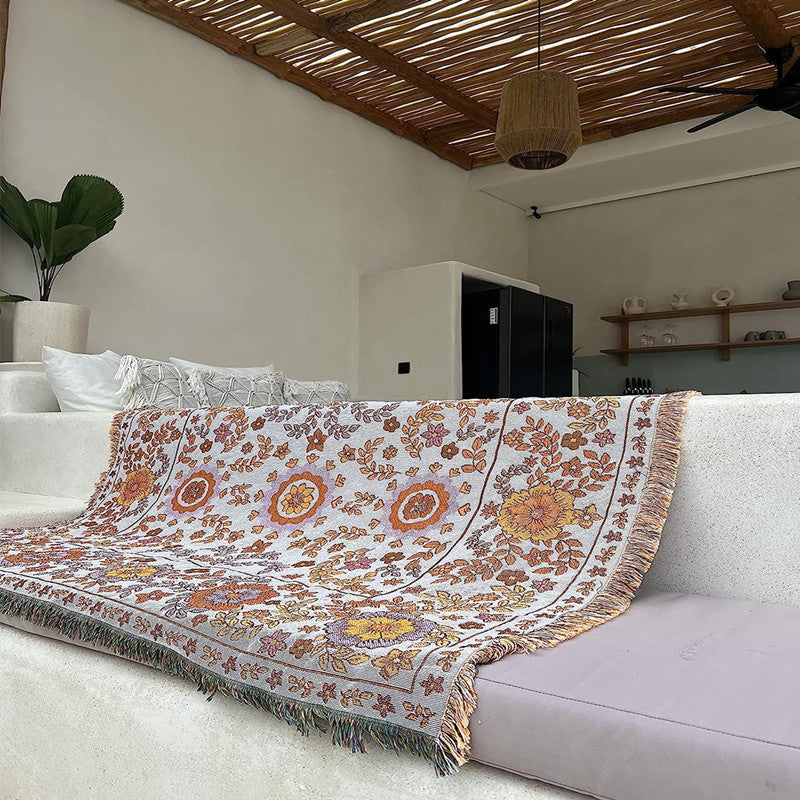 Bohemian Artistic Casual Sofa Cover Throw Rug - Sofa Covers