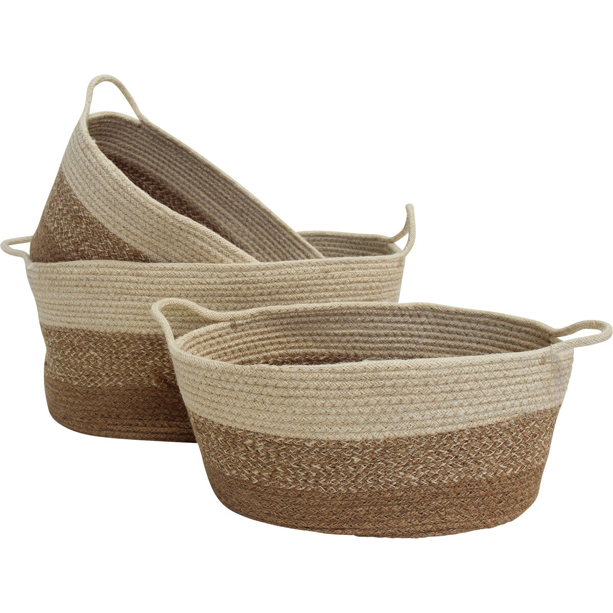 Basket Jute Oval S/3 Secondary image
