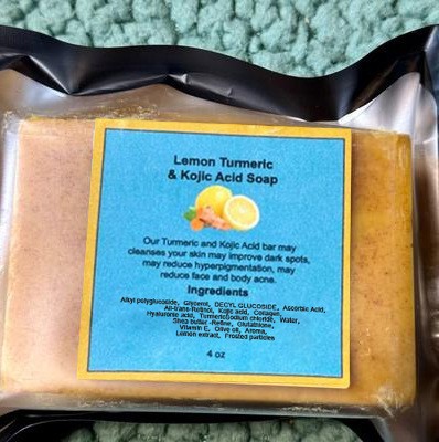 Turmeric Lemon Soap Handmade Cold Process - Soaps