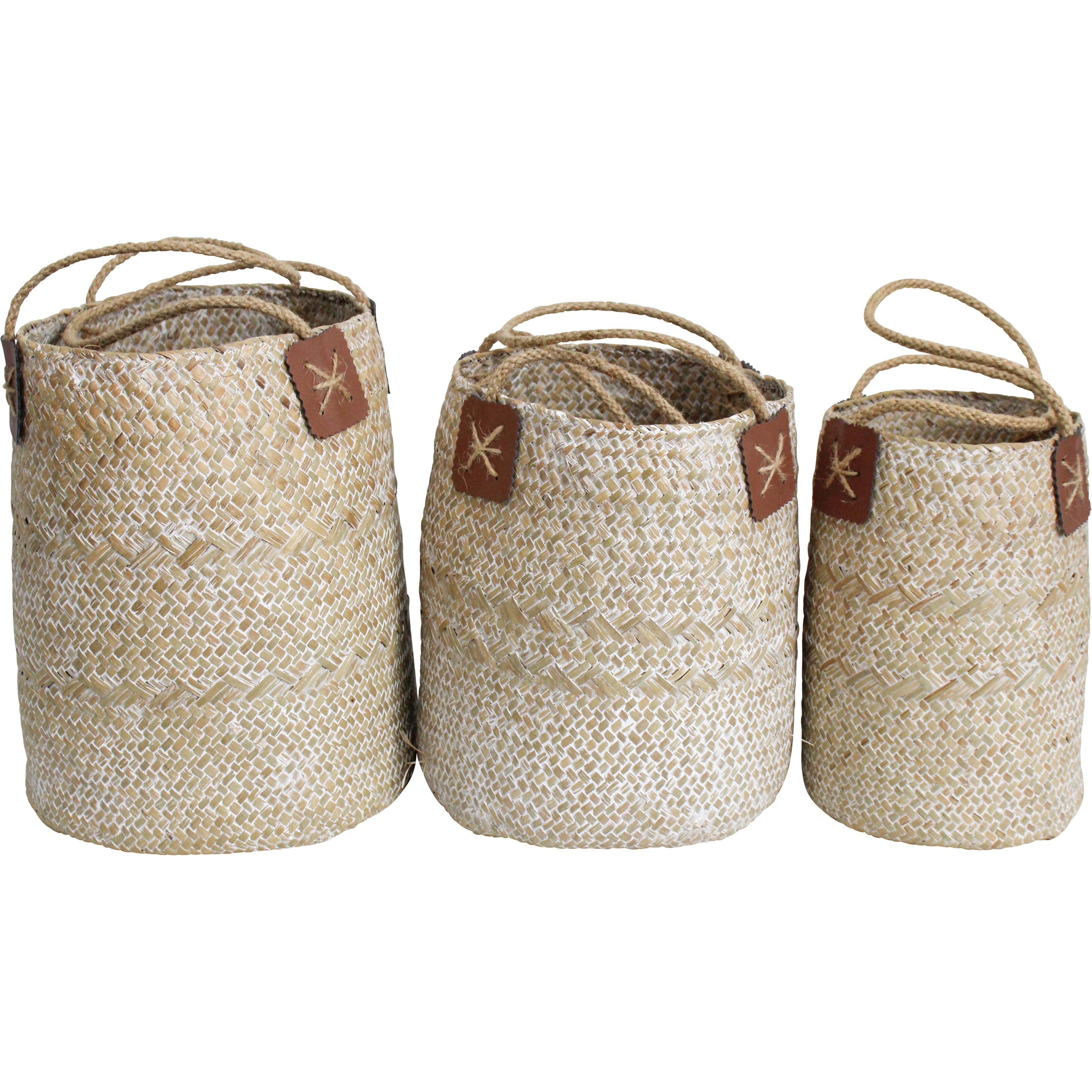 Woven Planter S/3 Storage Wash Main image