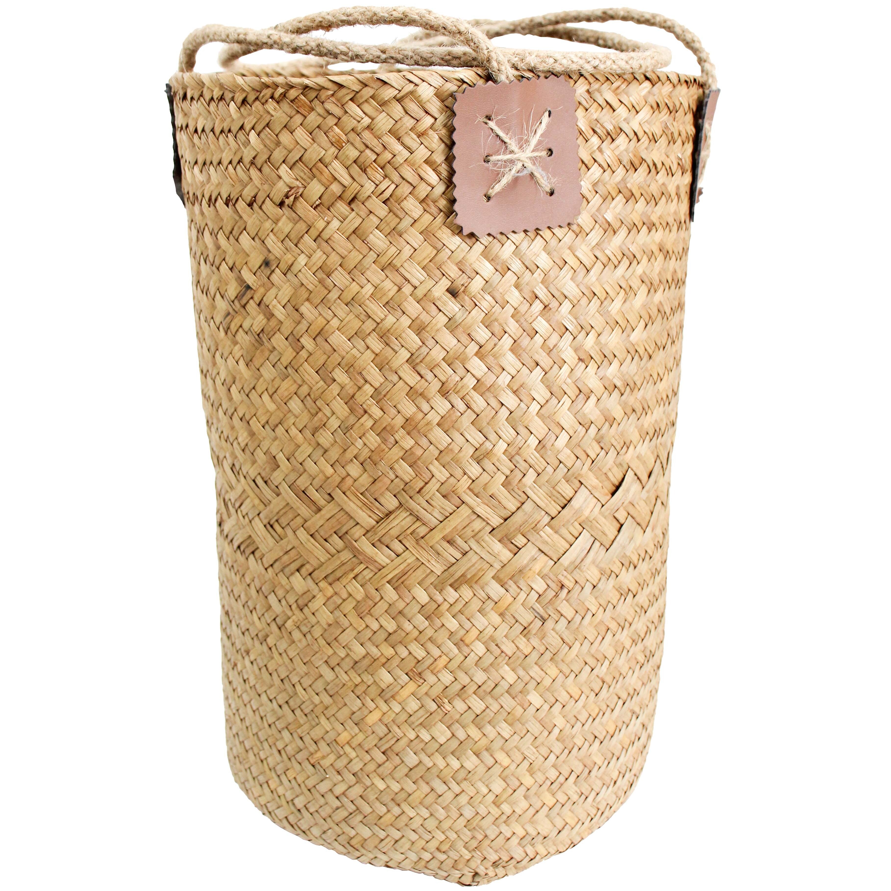 Woven Planter/ Carry All Natural | 25 x 17 x 31 cm Main image