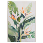 Framed Canvas Bird Of Paradise