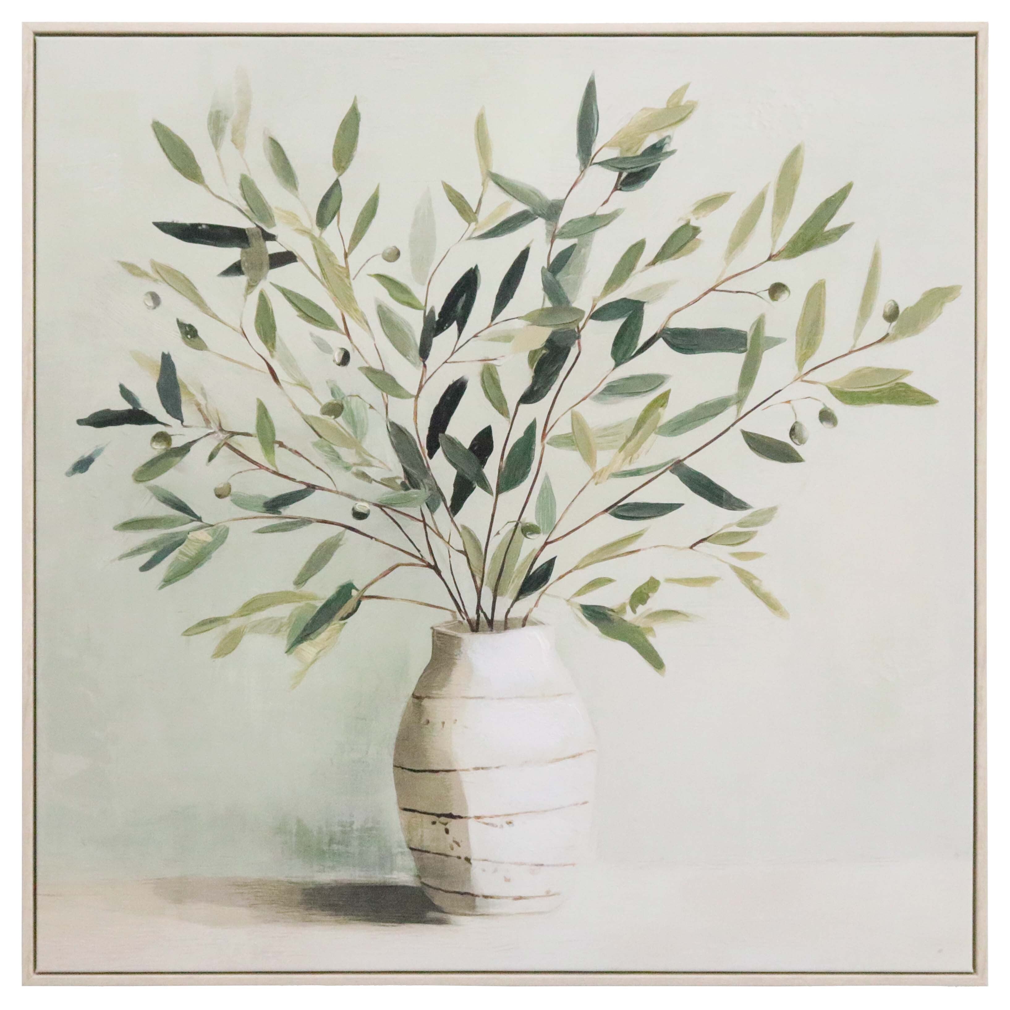 Framed Canvas Olives Hauptbild