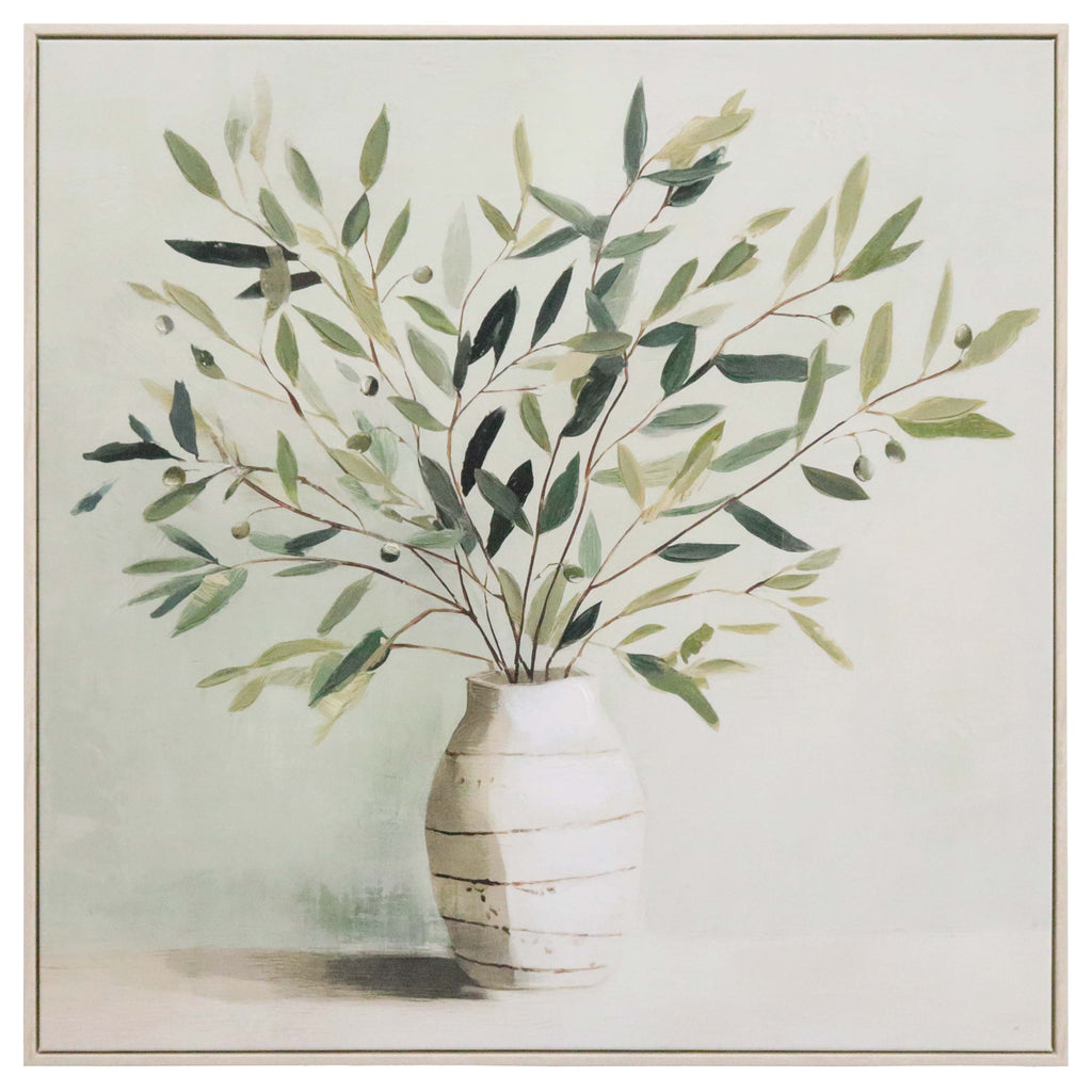 Framed Canvas Olives