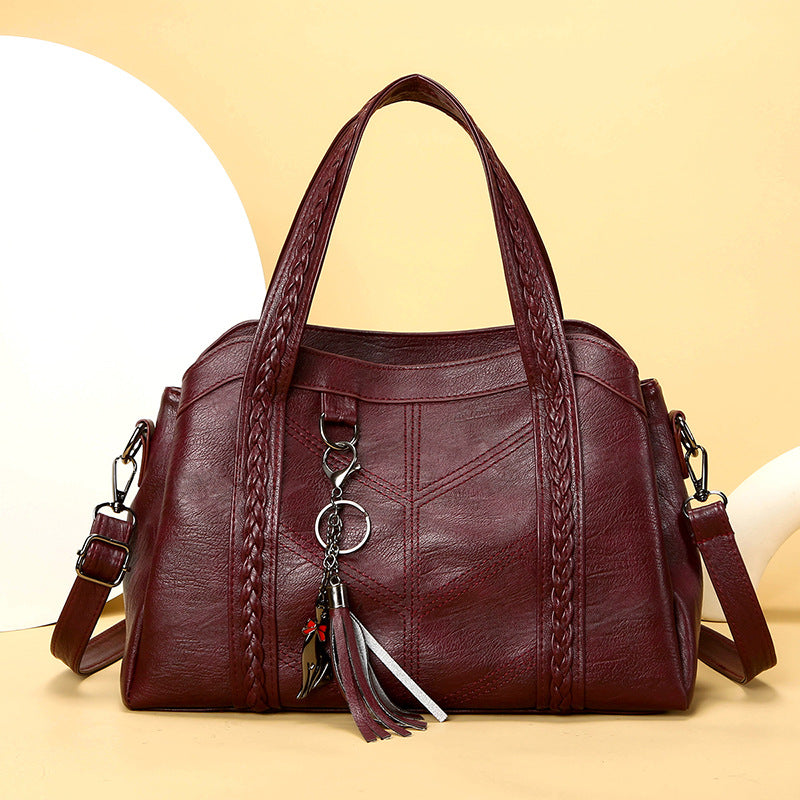 Vintage Cross-body Style Shoulder Bag - Red - Bags Backpacks & Luggage