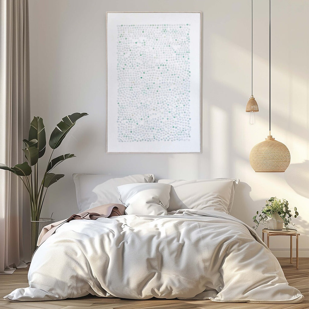 Framed Canvas Whisper Sage