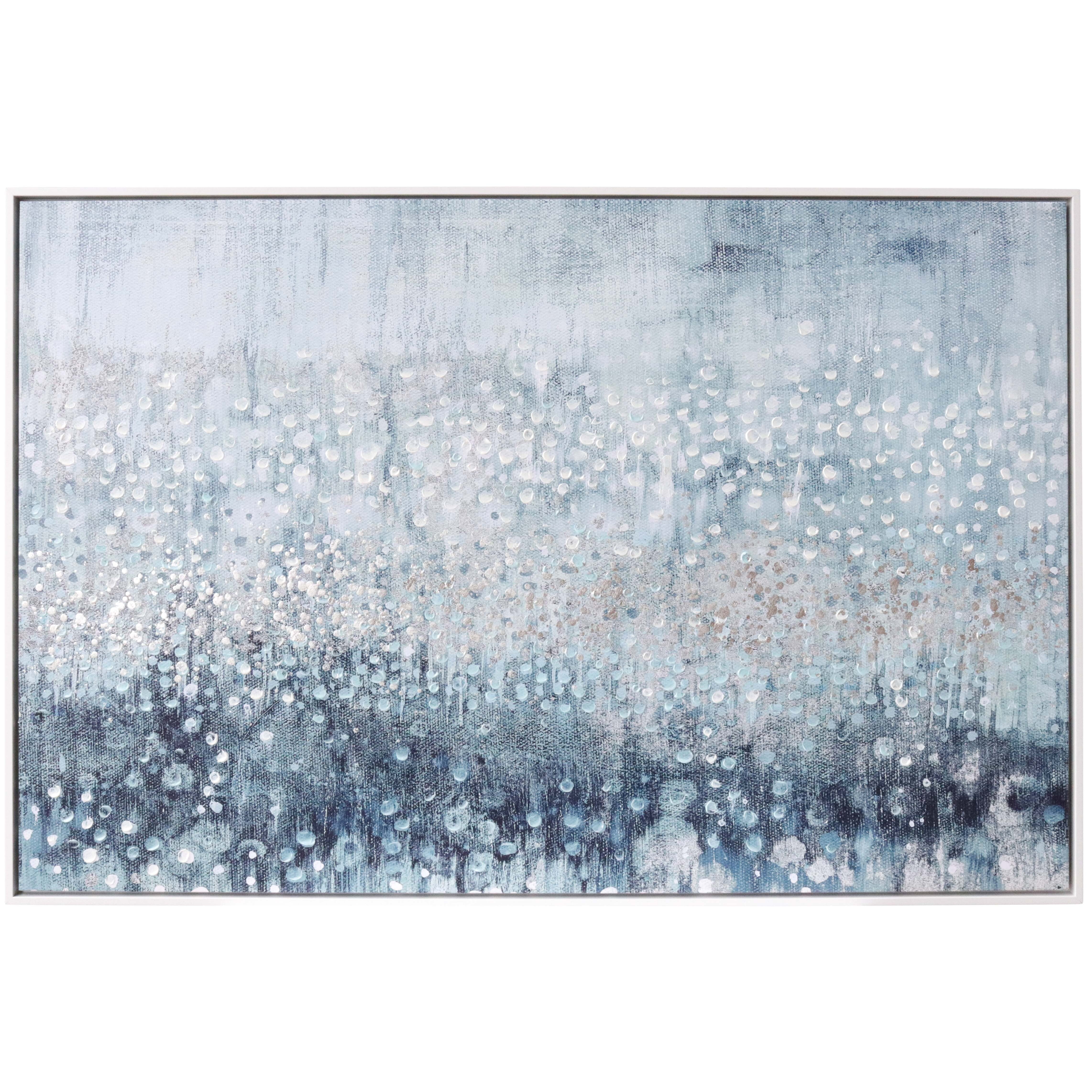 Framed Canvas Abstract Rain Xl Main image