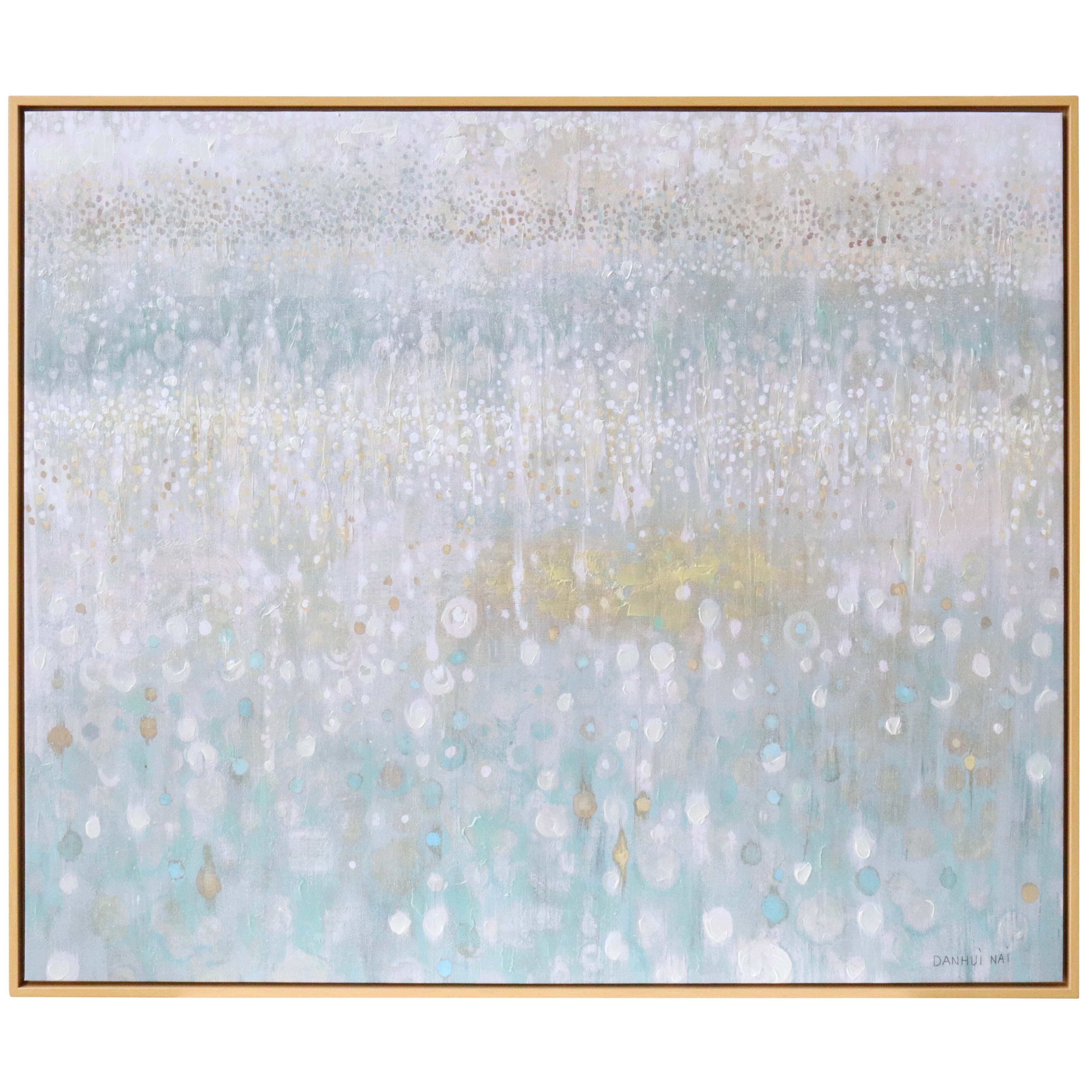 Framed Canvas Rain Neutral Main image