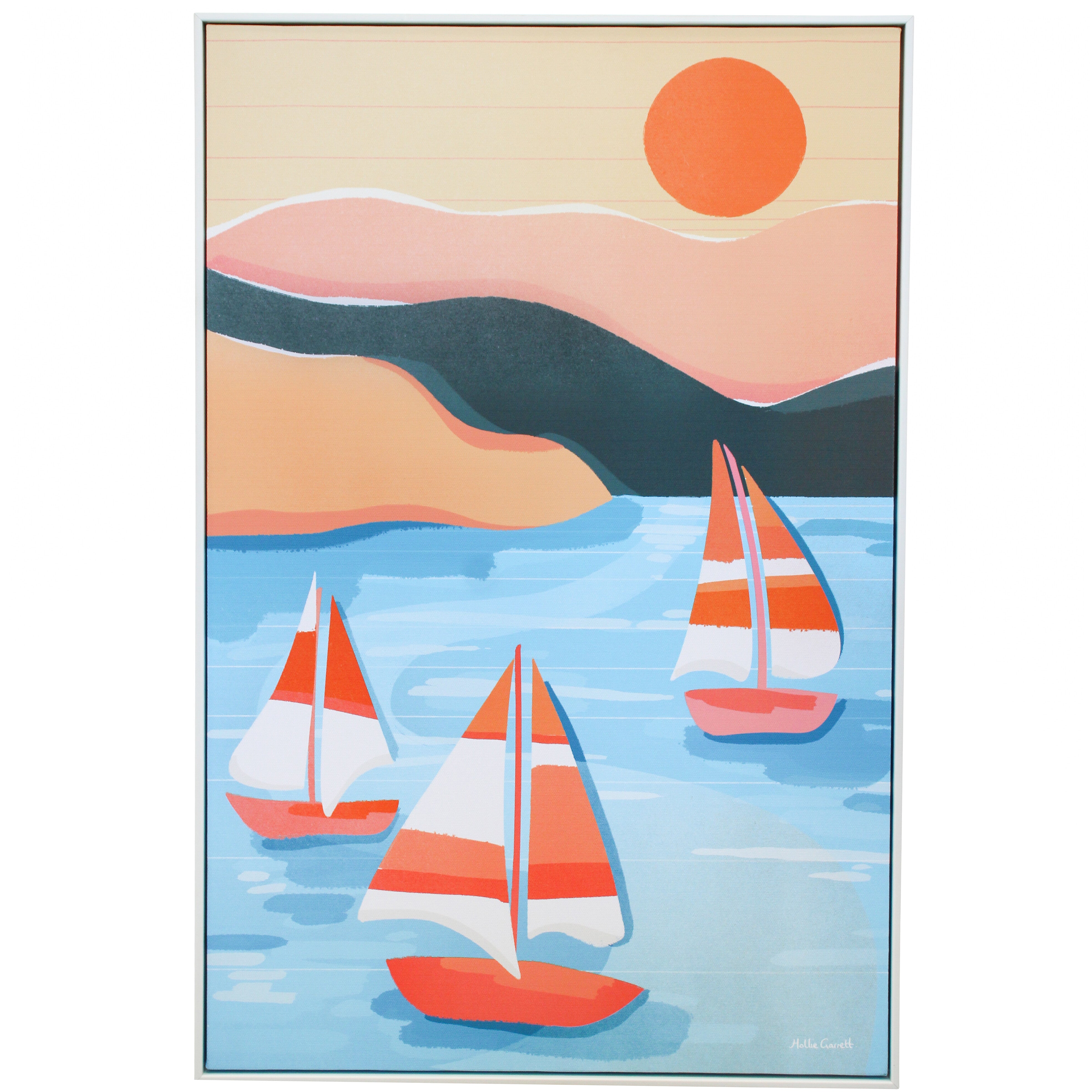 Framed Canvas Summer Sail Main image