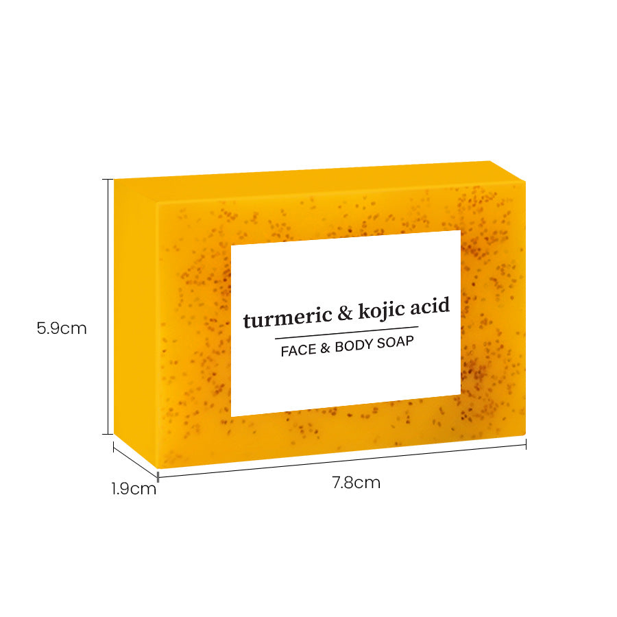 Turmeric Lemon Soap Handmade Cold Process - No 10 / 1PCS - Soaps